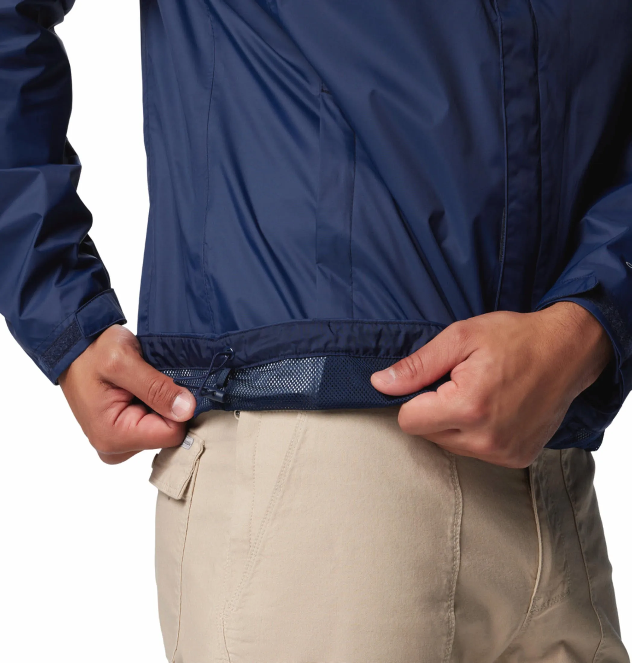 Columbia Men Blue Omni-Tech Watertight II Waterproof Rain Jacket