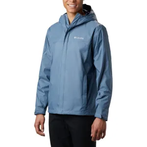 Columbia Men Blue Omni-Tech Watertight II Waterproof Rain Jacket