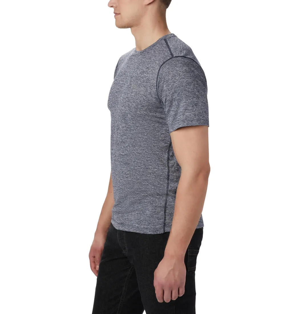 Columbia Men Blue Omni-Wick Deschutes Runner Tshirt