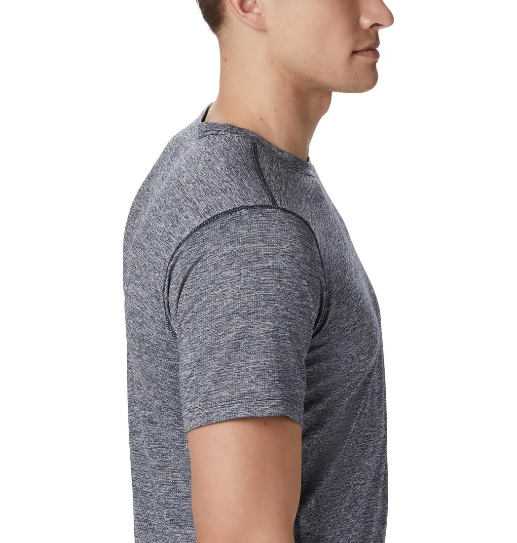 Columbia Men Blue Omni-Wick Deschutes Runner Tshirt
