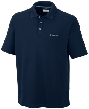 Columbia Men Blue Omni-Wick Elm Creek Polo Tshirt