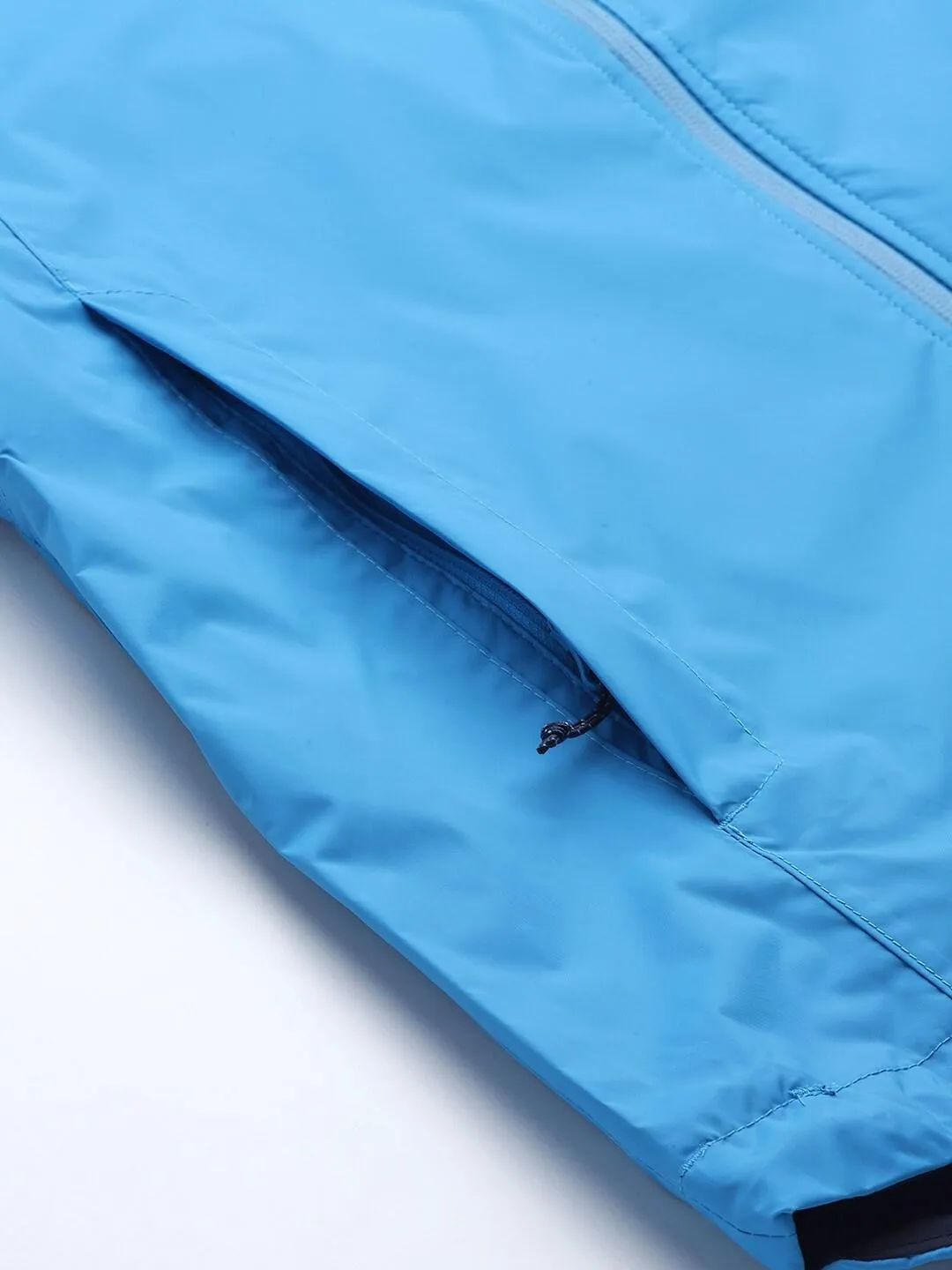 Columbia Men Blue Omni-Wick EvaPOURation Waterproof Rain Jacket