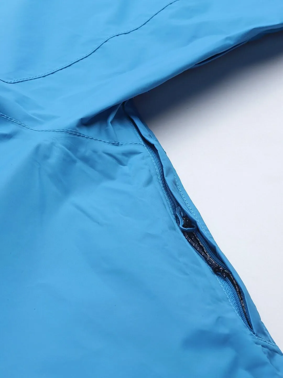 Columbia Men Blue Omni-Wick EvaPOURation Waterproof Rain Jacket
