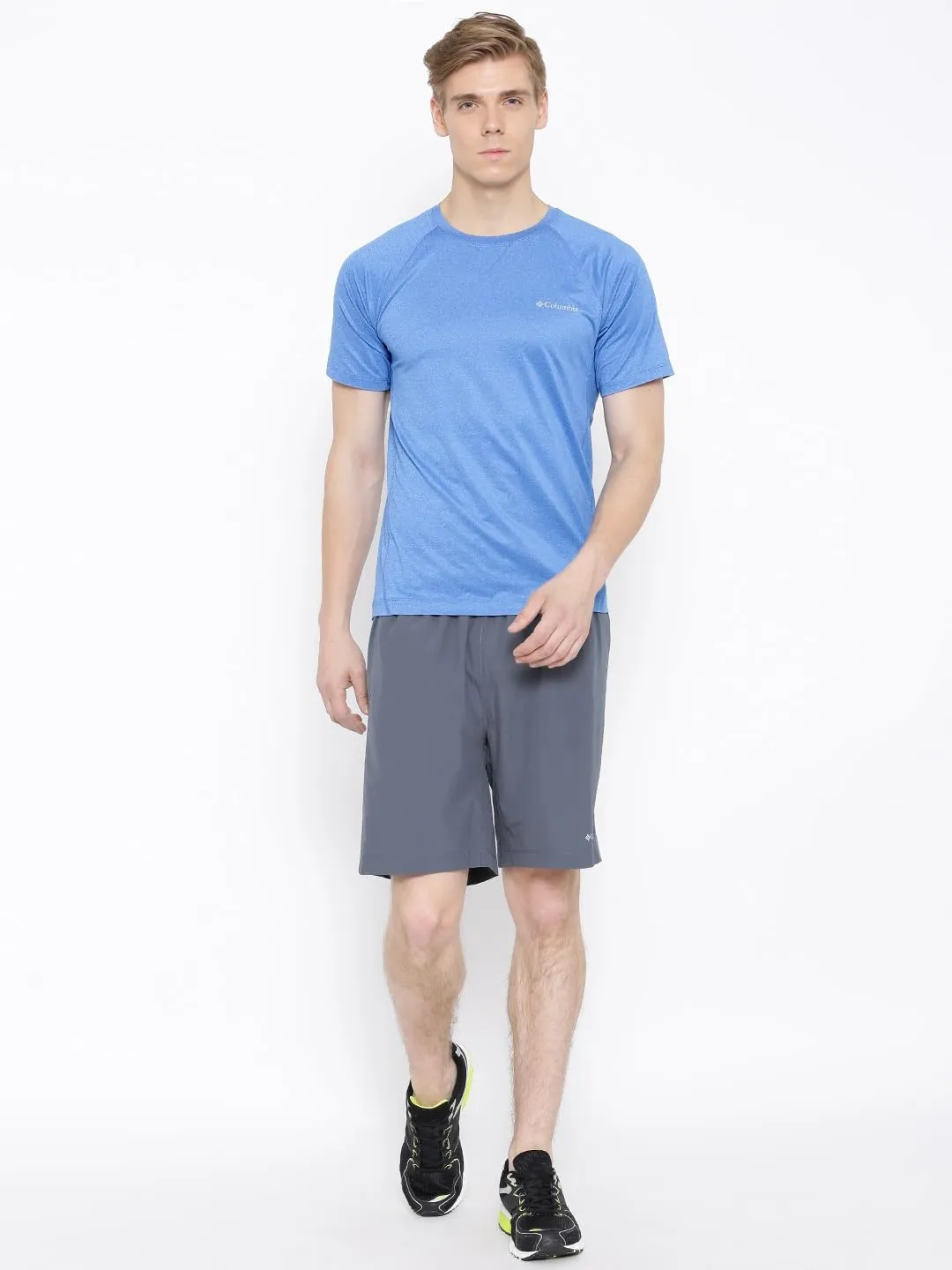 Columbia Men Blue Omni-Wick High and Dry II Tshirt