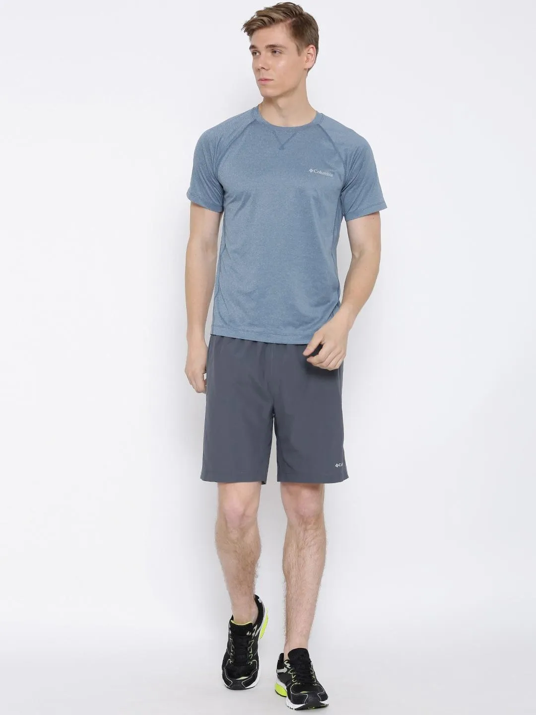 Columbia Men Blue Omni-Wick High and Dry II Tshirt