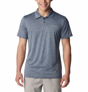 Columbia Men Blue Omni-Wick Hike Polo Tshirt