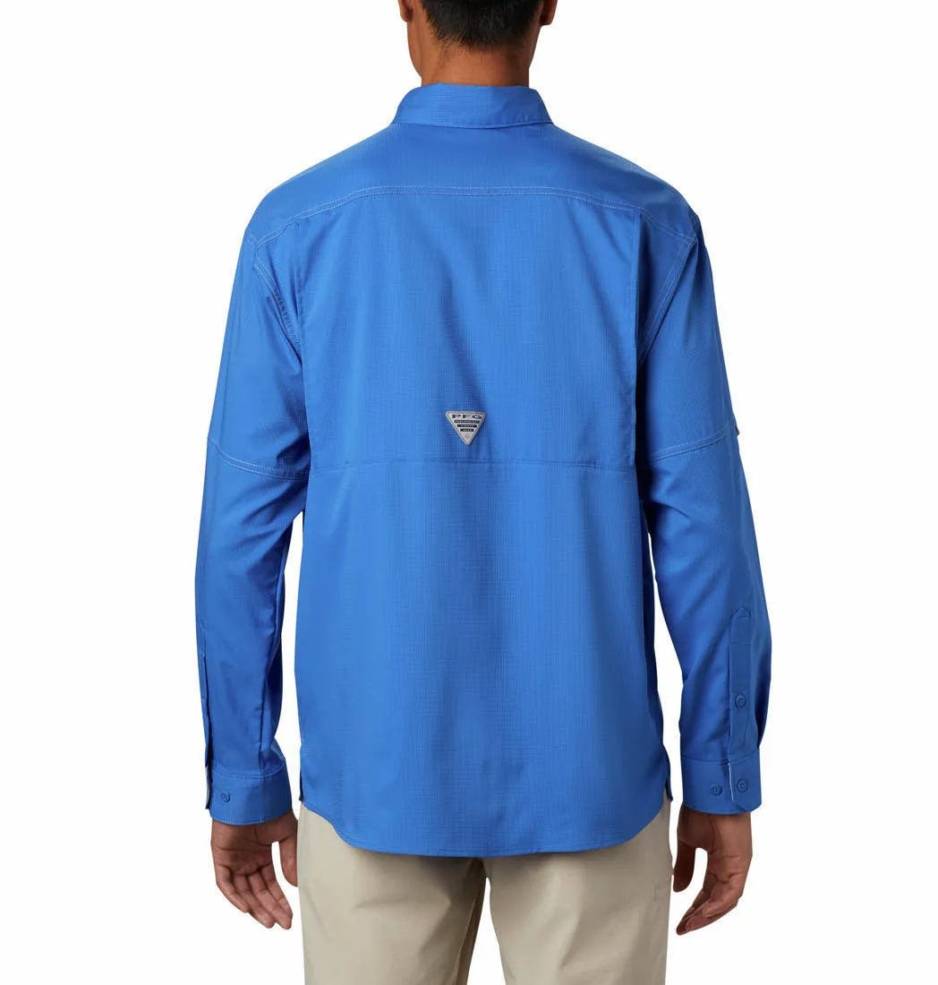 Columbia Men Blue Omni-Wick Low Drag Offshore Long Sleeve Shirt