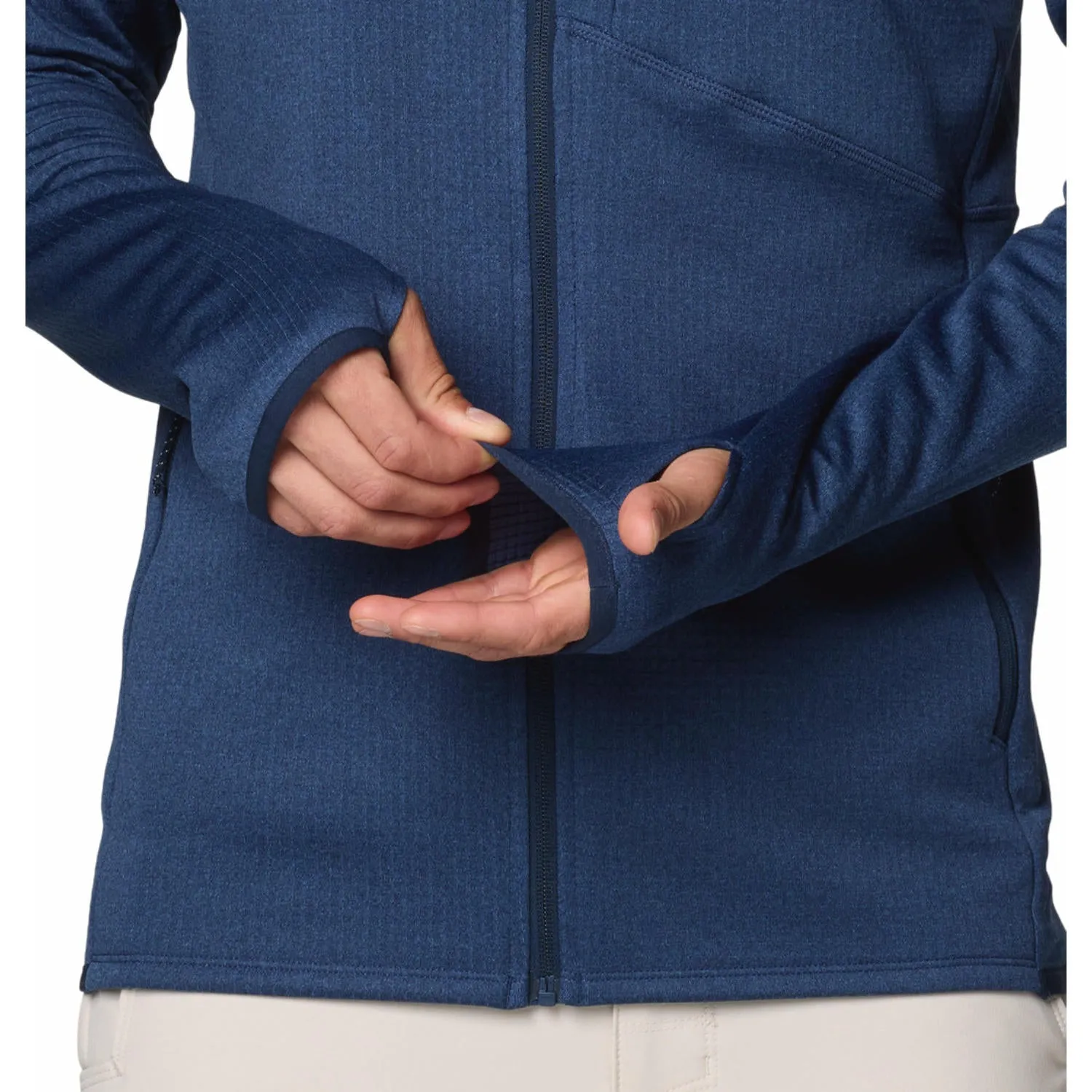 Columbia Men Blue Omni-Wick Park View Fleece Jacket