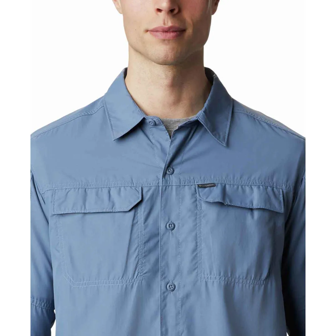 Columbia Men Blue Omni-Wick Silver Ridge 2.0 Long Sleeve Shirt