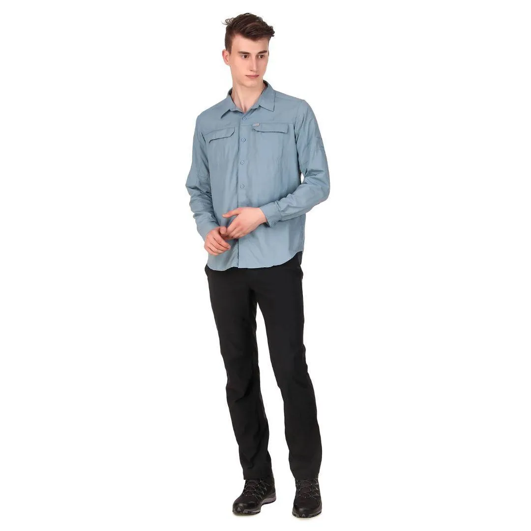 Columbia Men Blue Omni-Wick Silver Ridge 2.0 Long Sleeve Shirt