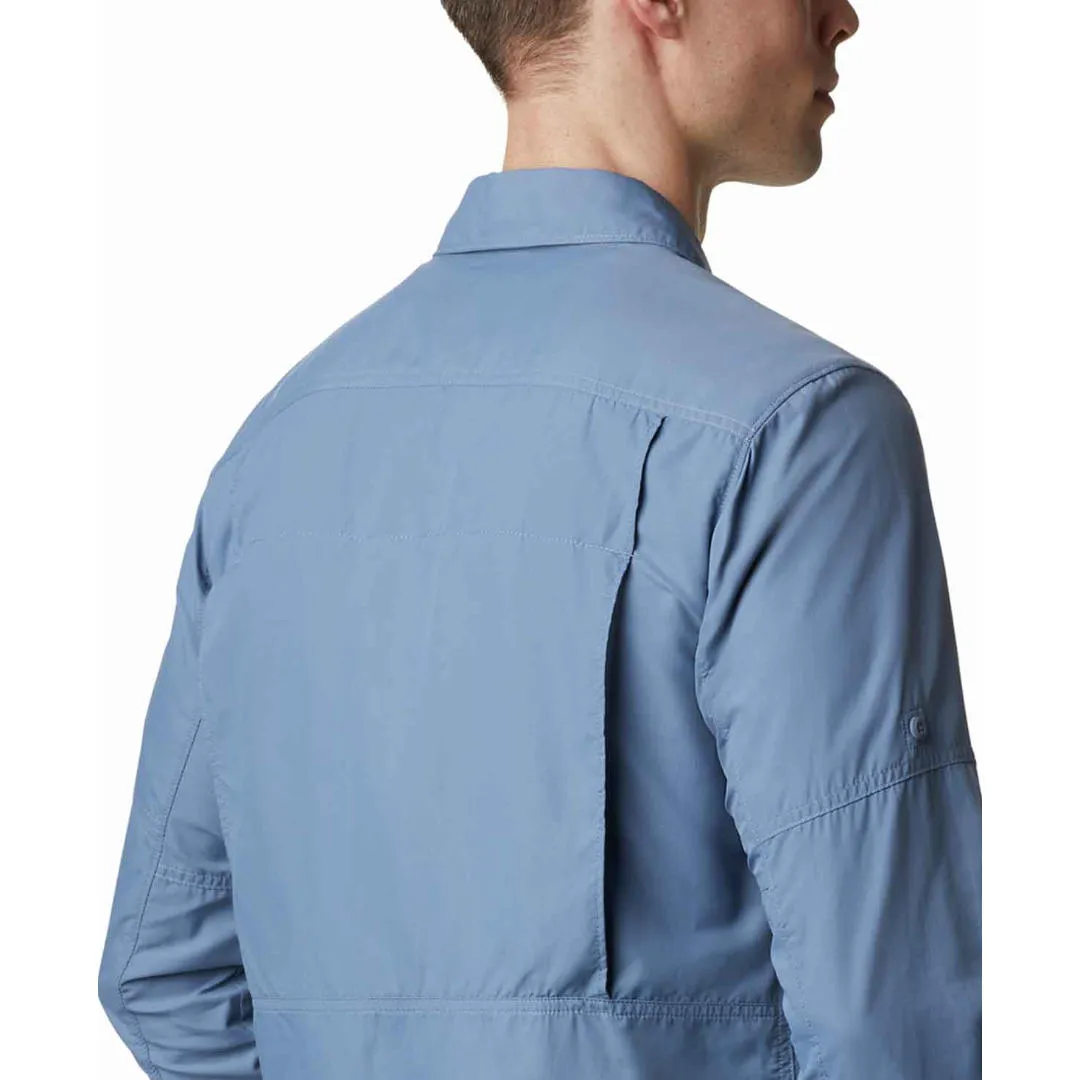Columbia Men Blue Omni-Wick Silver Ridge 2.0 Long Sleeve Shirt
