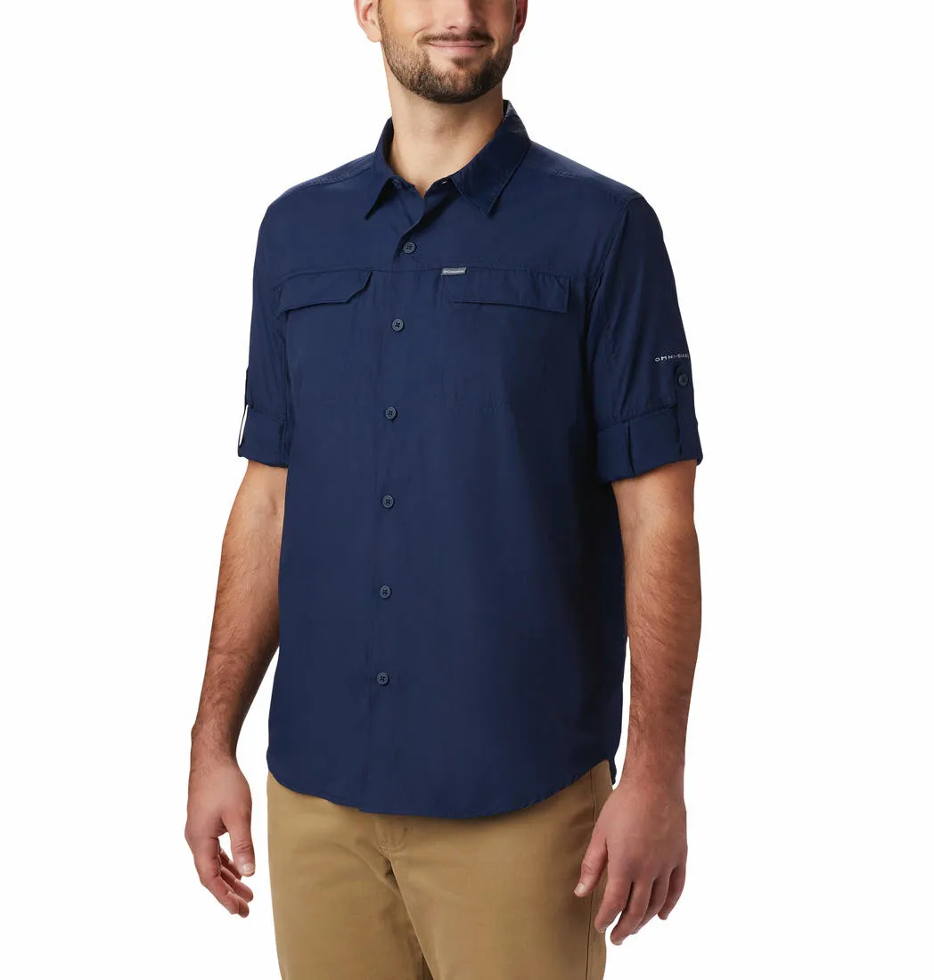 Columbia Men Blue Omni-Wick Silver Ridge 2.0 Long Sleeve Shirt