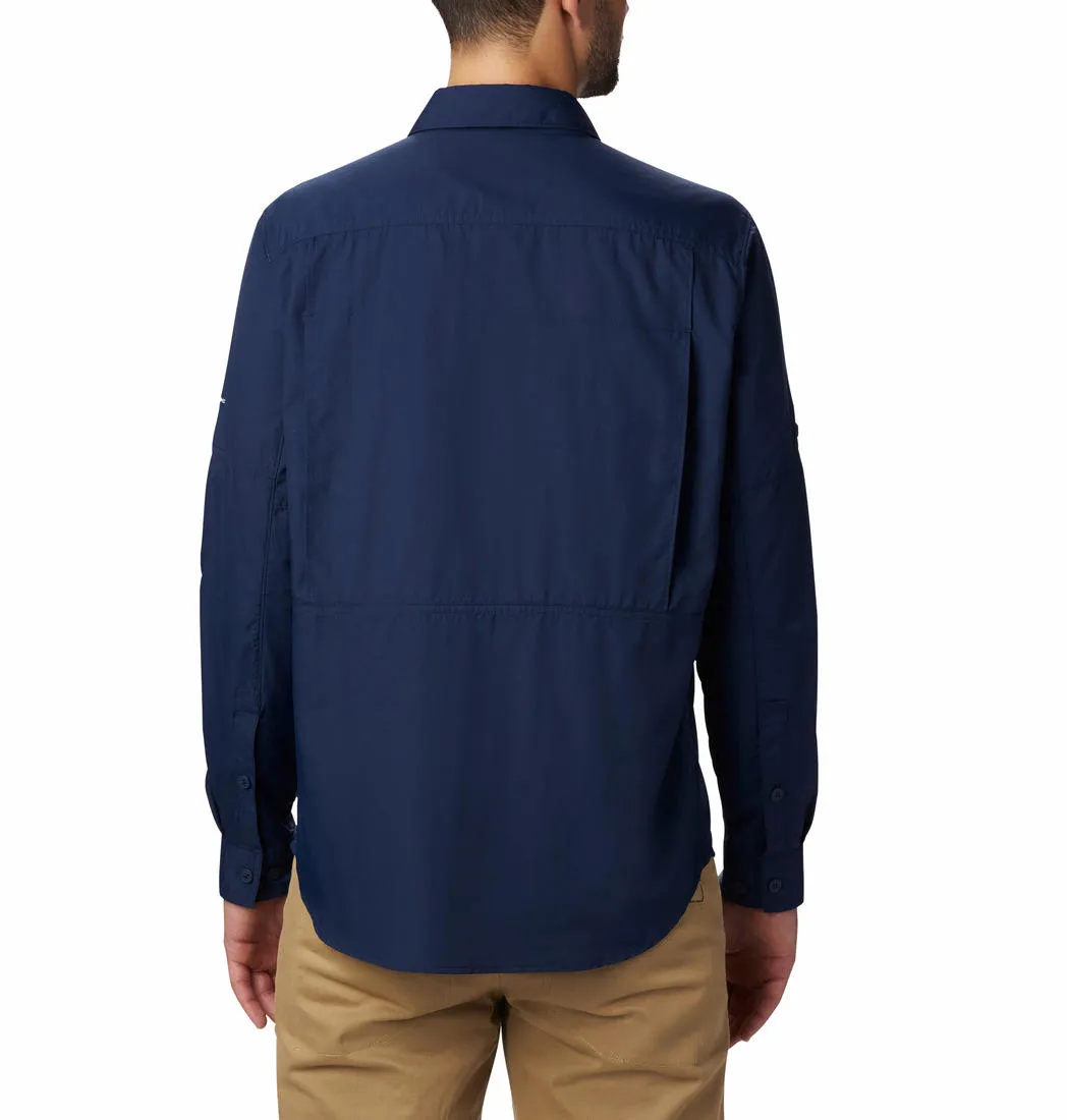 Columbia Men Blue Omni-Wick Silver Ridge 2.0 Long Sleeve Shirt