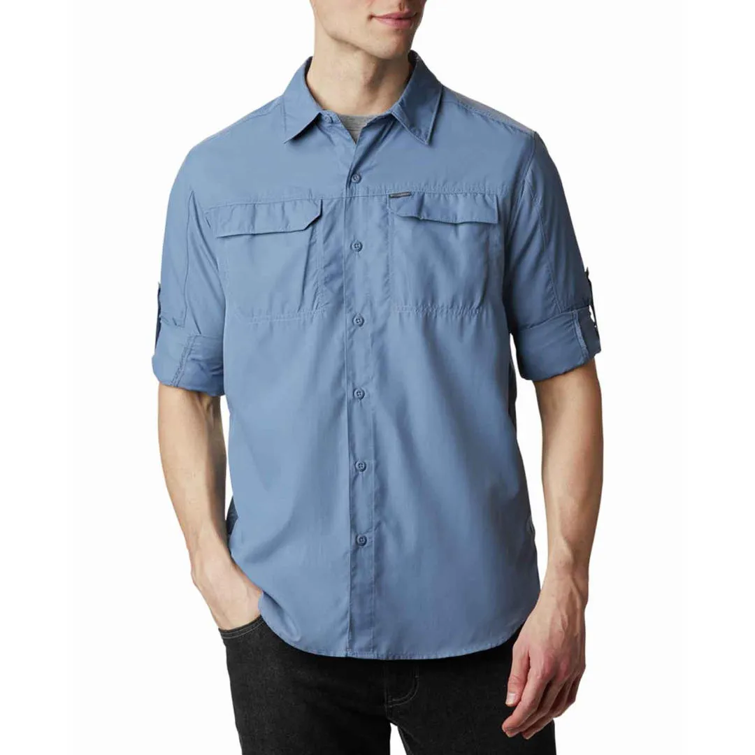 Columbia Men Blue Omni-Wick Silver Ridge 2.0 Long Sleeve Shirt
