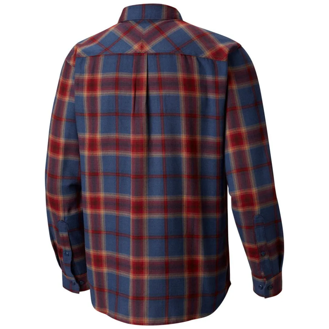 Columbia Men Blue Omni-Wick Silver Ridge Flannel Long Sleeve Shirt