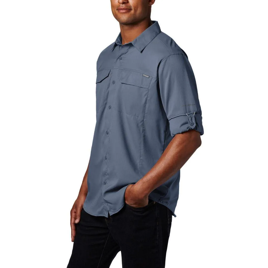Columbia Men Blue Omni-Wick Silver Ridge Lite Long Sleeve Shirt