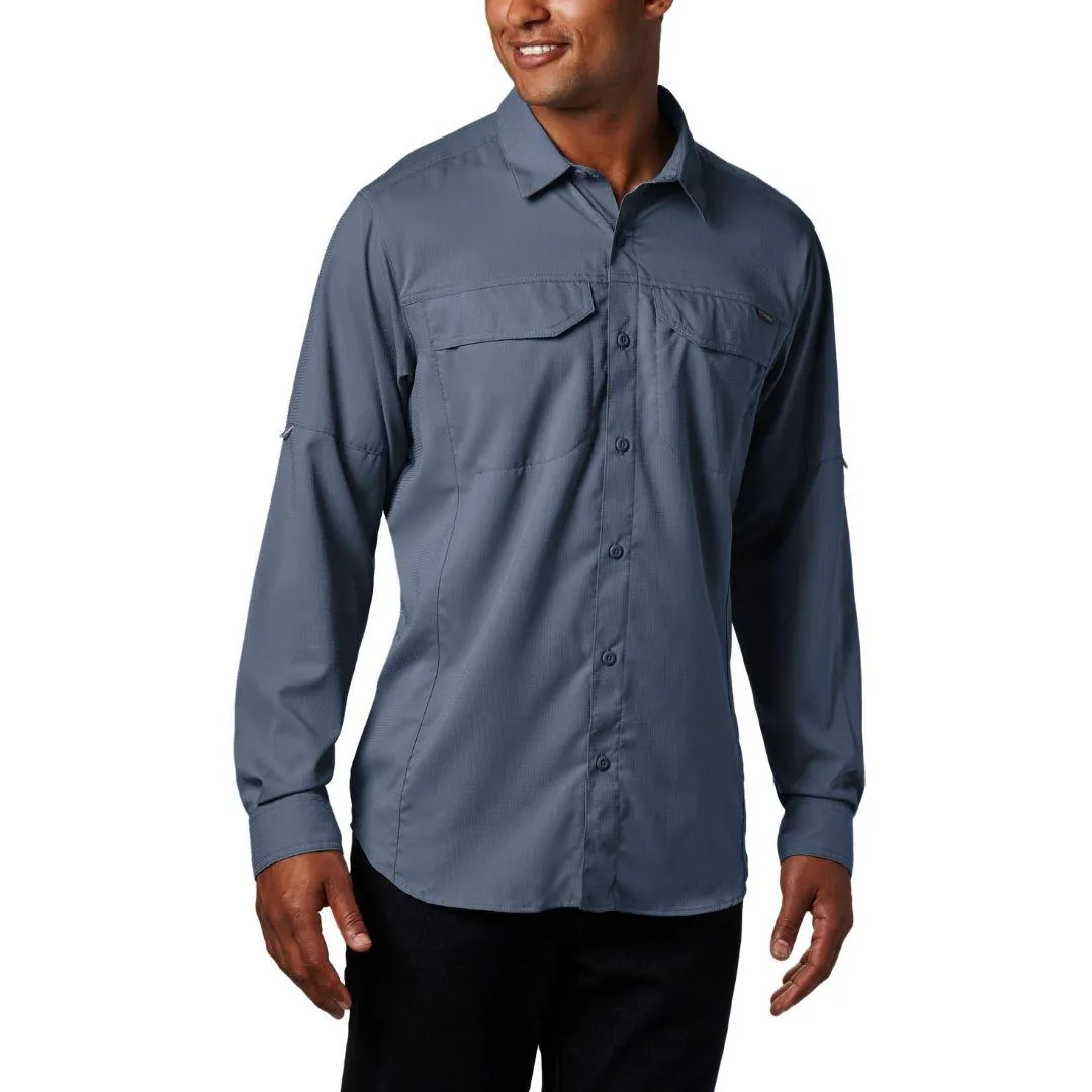Columbia Men Blue Omni-Wick Silver Ridge Lite Long Sleeve Shirt