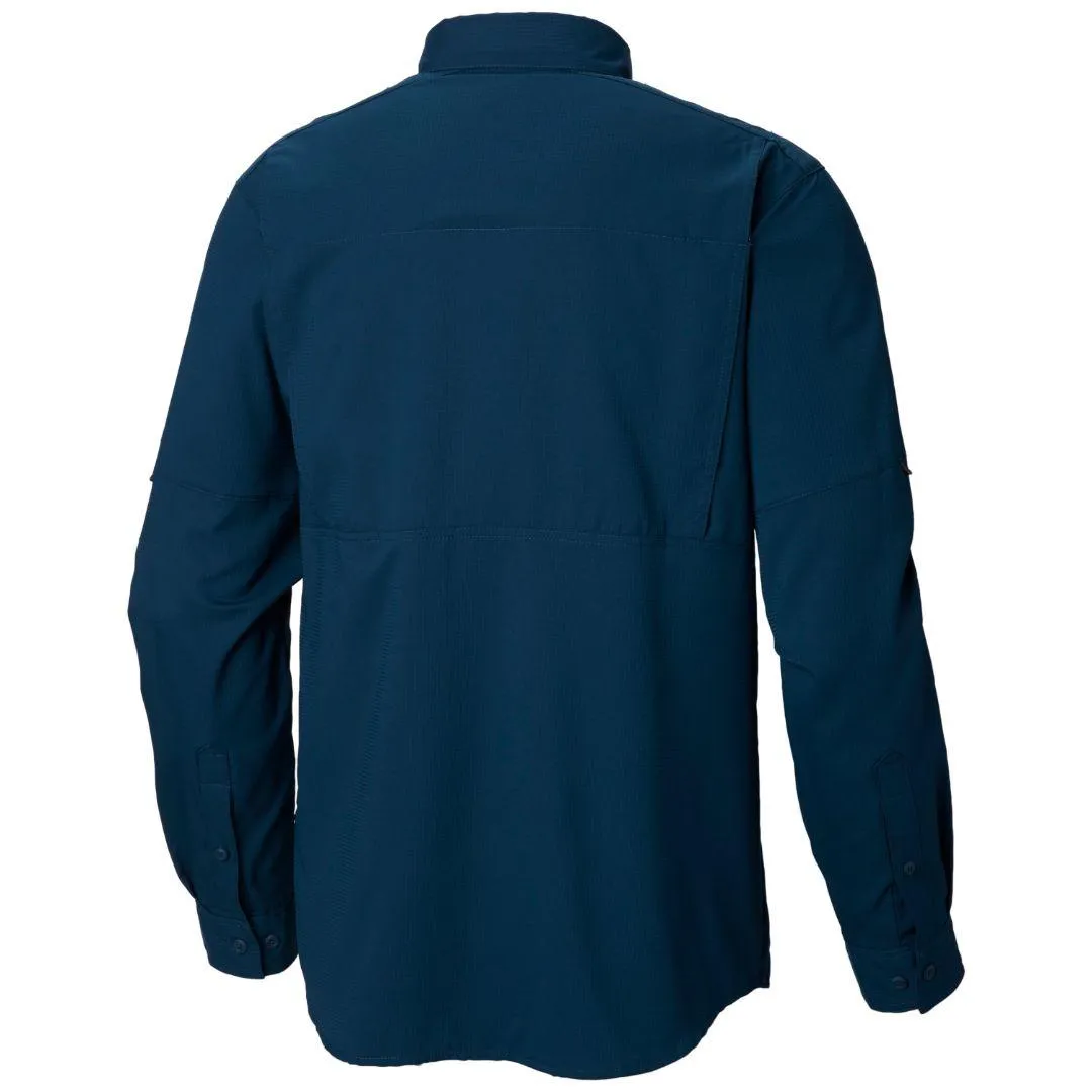 Columbia Men Blue Omni-Wick Silver Ridge Lite Long Sleeve Shirt
