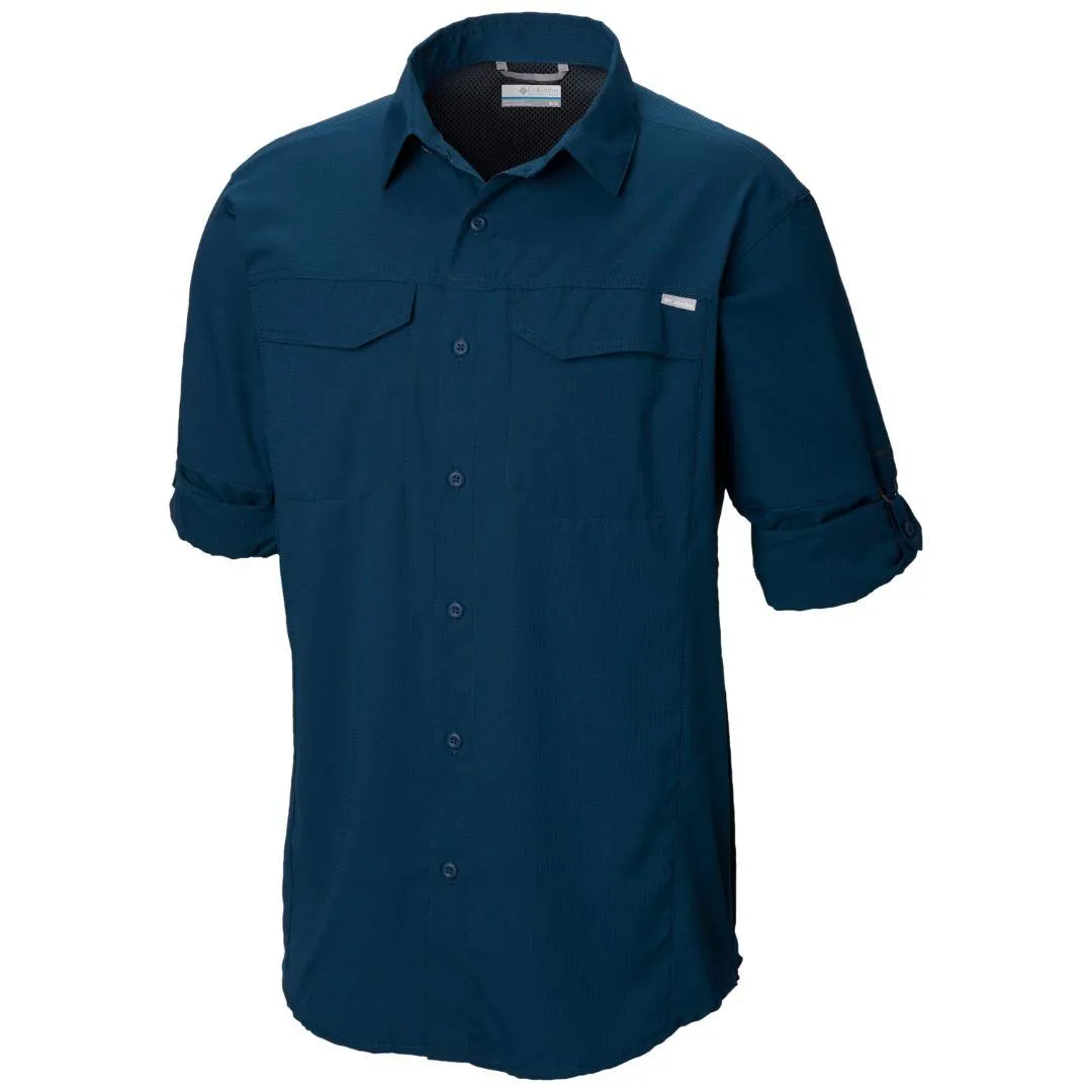 Columbia Men Blue Omni-Wick Silver Ridge Lite Long Sleeve Shirt