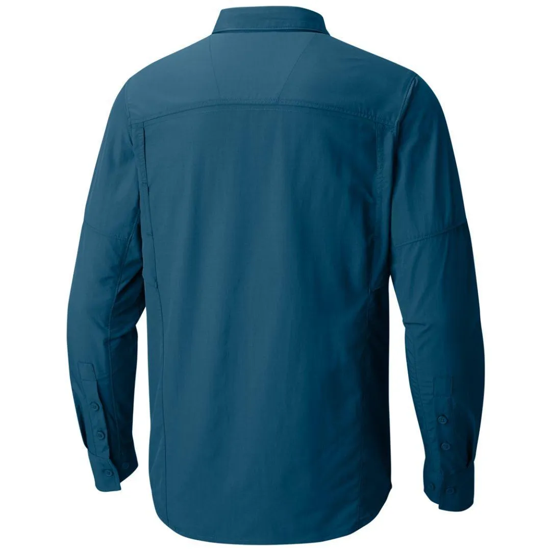 Columbia Men Blue Omni-Wick Silver Ridge Long Sleeve Shirt