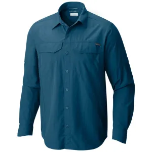 Columbia Men Blue Omni-Wick Silver Ridge Long Sleeve Shirt