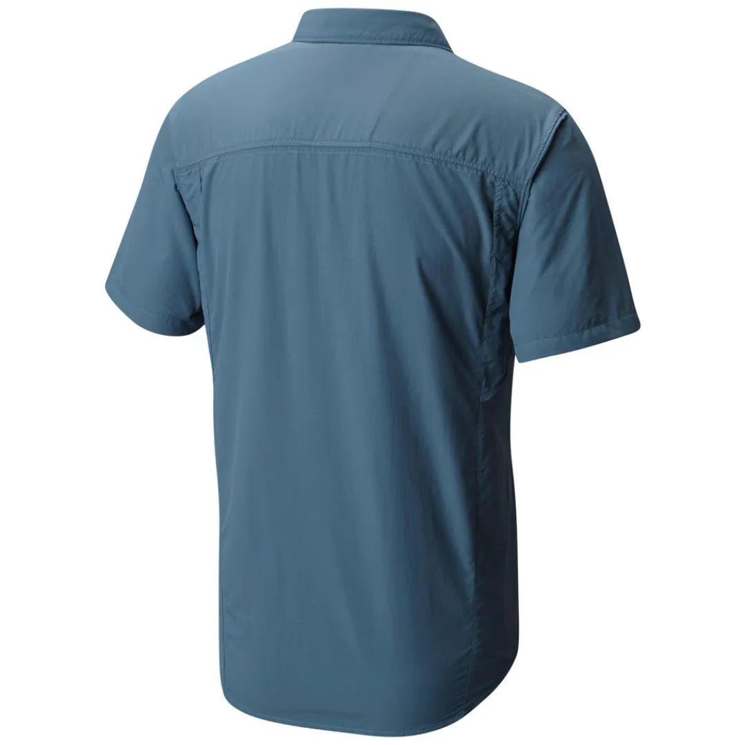 Columbia Men Blue Omni-Wick Silver Ridge Short Sleeve Shirt