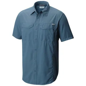 Columbia Men Blue Omni-Wick Silver Ridge Short Sleeve Shirt