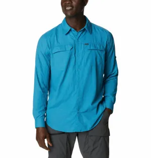 Columbia Men Blue Omni-Wick Silver Ridge2.0 Long Sleeve Shirt