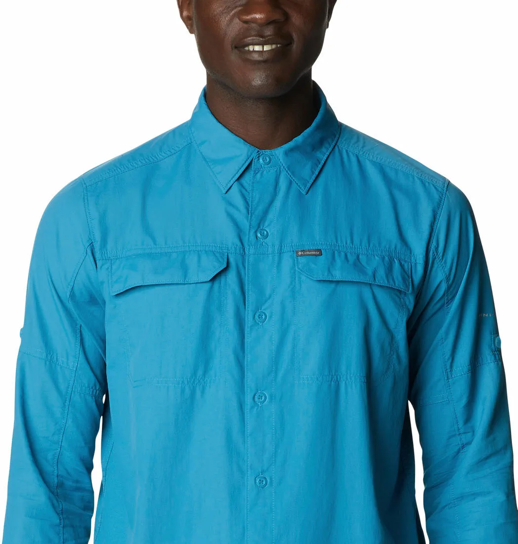Columbia Men Blue Omni-Wick Silver Ridge2.0 Long Sleeve Shirt