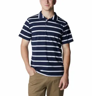 Columbia Men Blue Omni-Wick Sun Trek Polo Tshirt