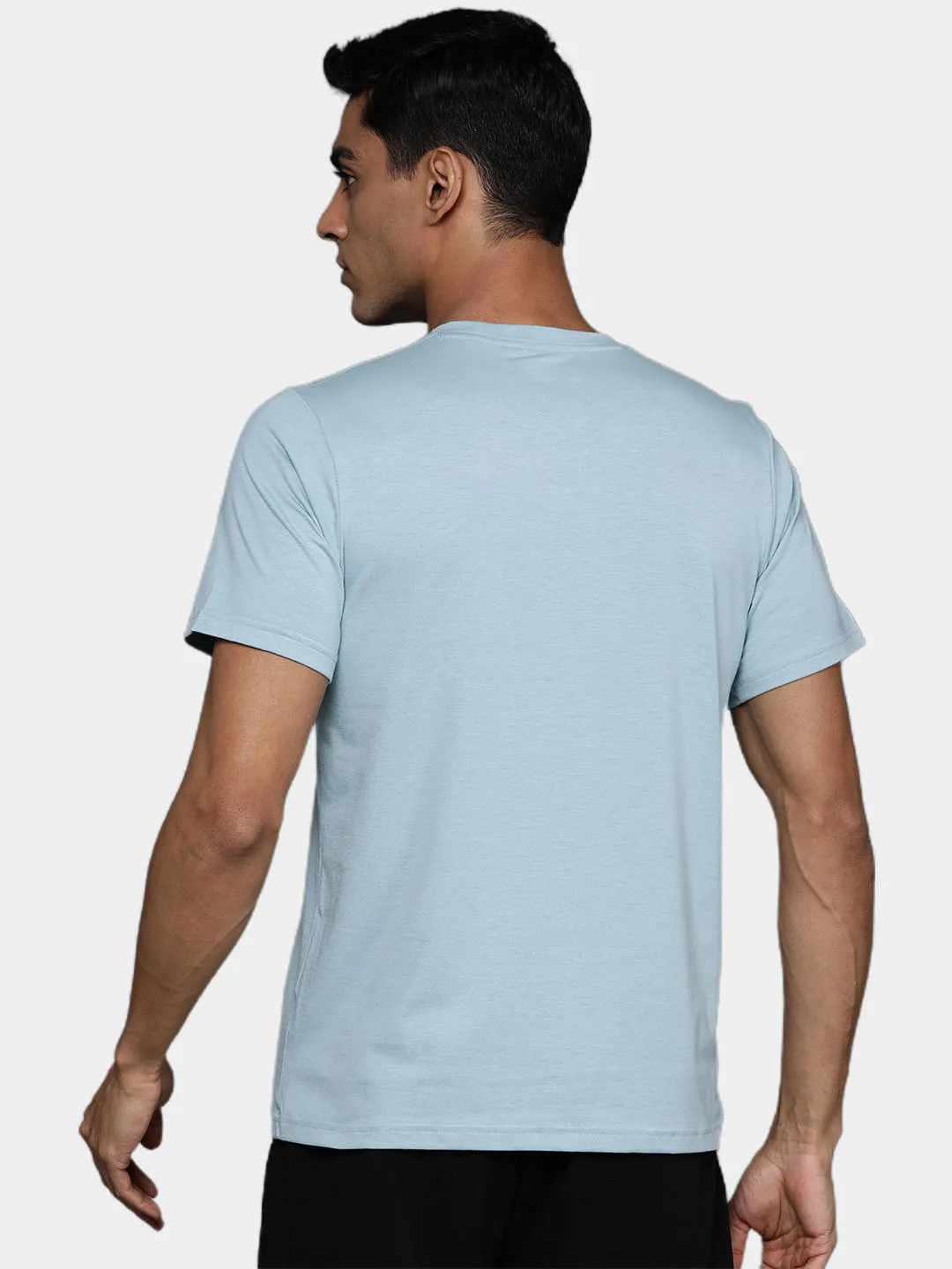 Columbia Men Blue Omni-Wick Sun Trek Tshirt