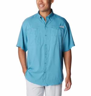 Columbia Men Blue Omni-Wick Tamiami II Short Sleeve Shirt