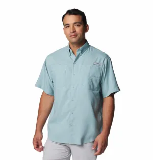 Columbia Men Blue Omni-Wick Tamiami II Short Sleeve Shirt