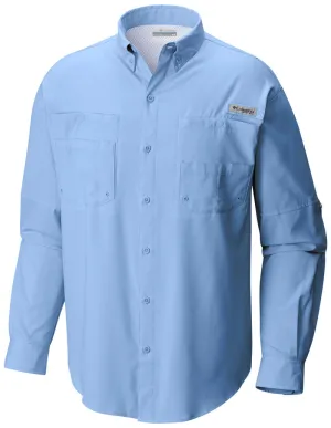 Columbia Men Blue Omni-Wick Tamiami II Short Sleeve Shirt