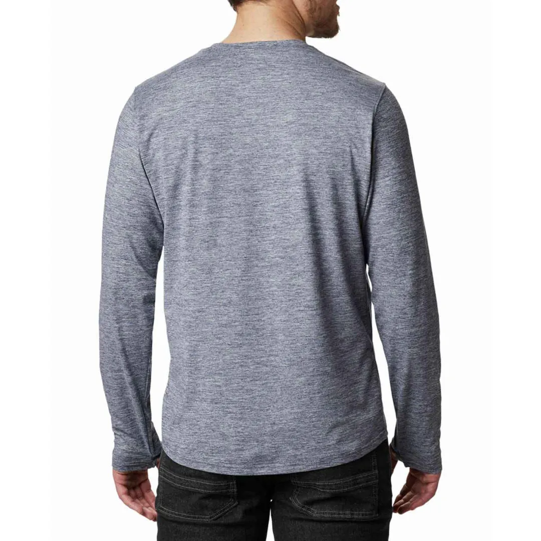 Columbia Men Blue Omni-Wick Tech Trail Crew II Tshirt