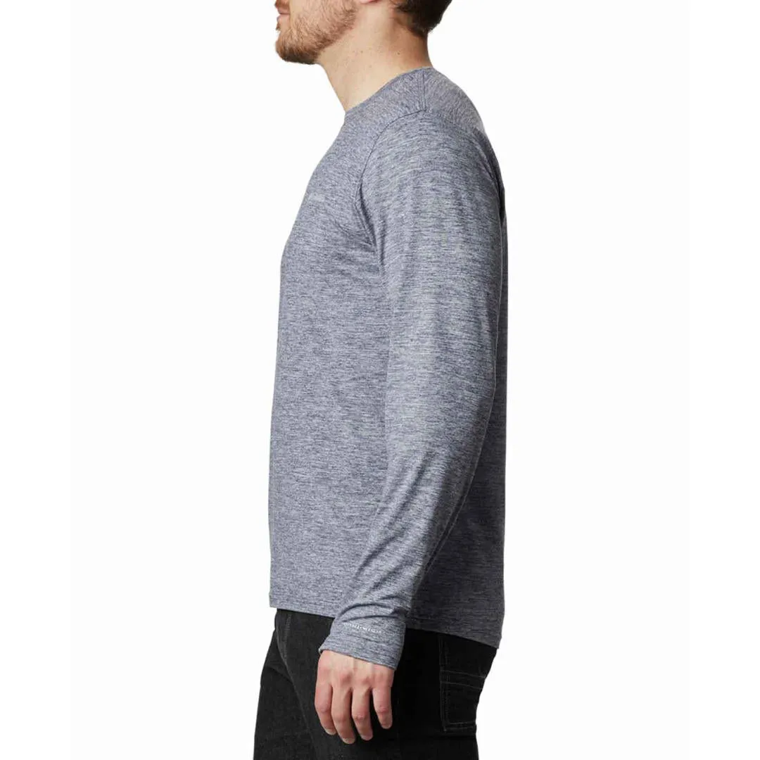 Columbia Men Blue Omni-Wick Tech Trail Crew II Tshirt