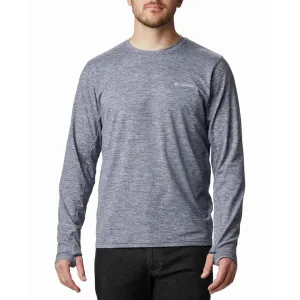 Columbia Men Blue Omni-Wick Tech Trail Crew II Tshirt