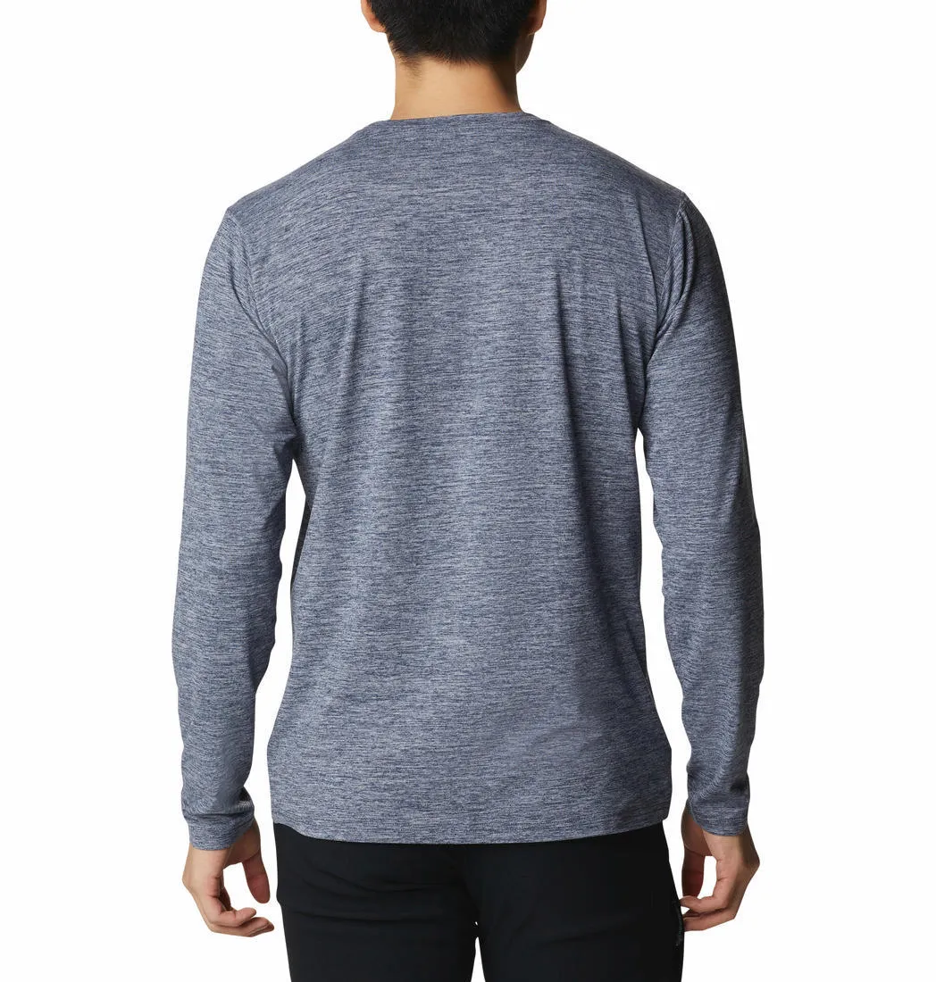 Columbia Men Blue Omni-Wick Tech Trail Graphic Tshirt