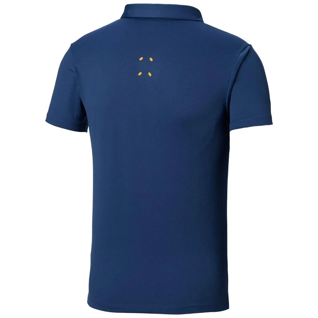 Columbia Men Blue Omni-Wick Triple Canyon Tech Polo Tshirt