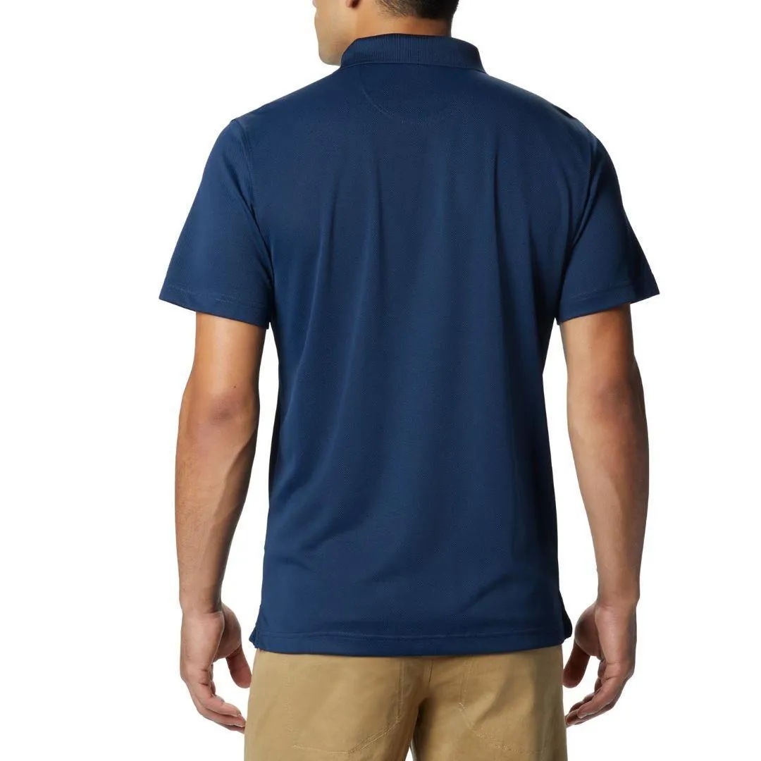 Columbia Men Blue Omni-Wick Utilizer Polo Tshirt