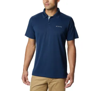 Columbia Men Blue Omni-Wick Utilizer Polo Tshirt