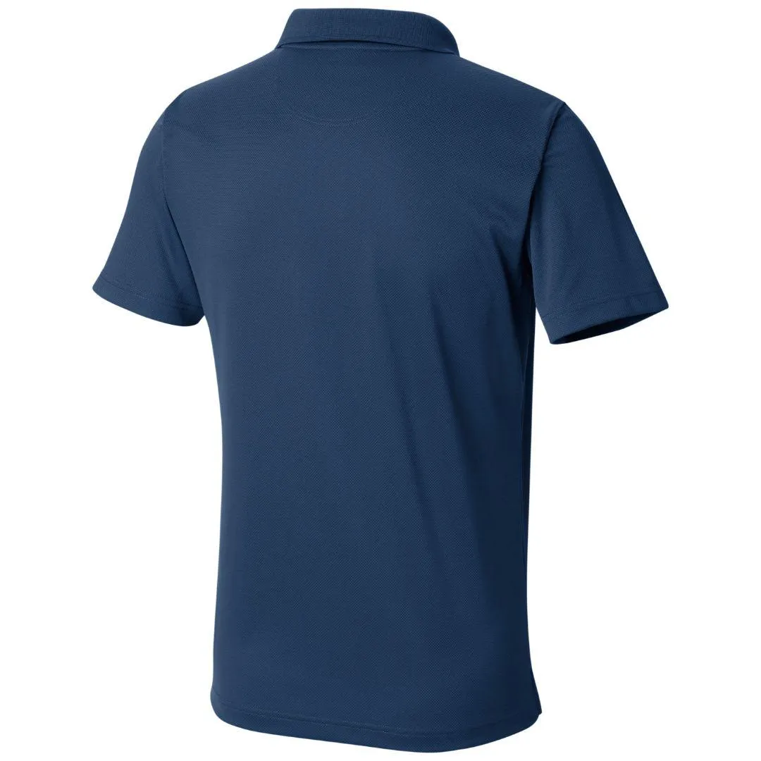 Columbia Men Blue Omni-Wick Utilizer Polo Tshirt