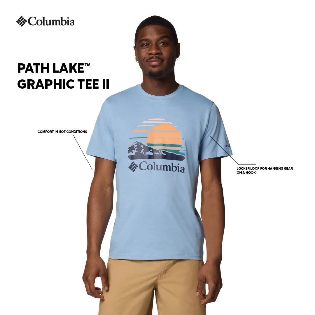 Columbia Men Blue Path Lake Graphic II Tshirt
