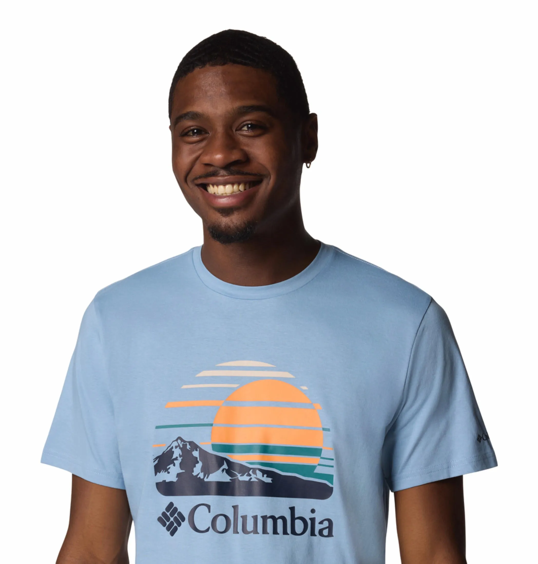 Columbia Men Blue Path Lake Graphic II Tshirt