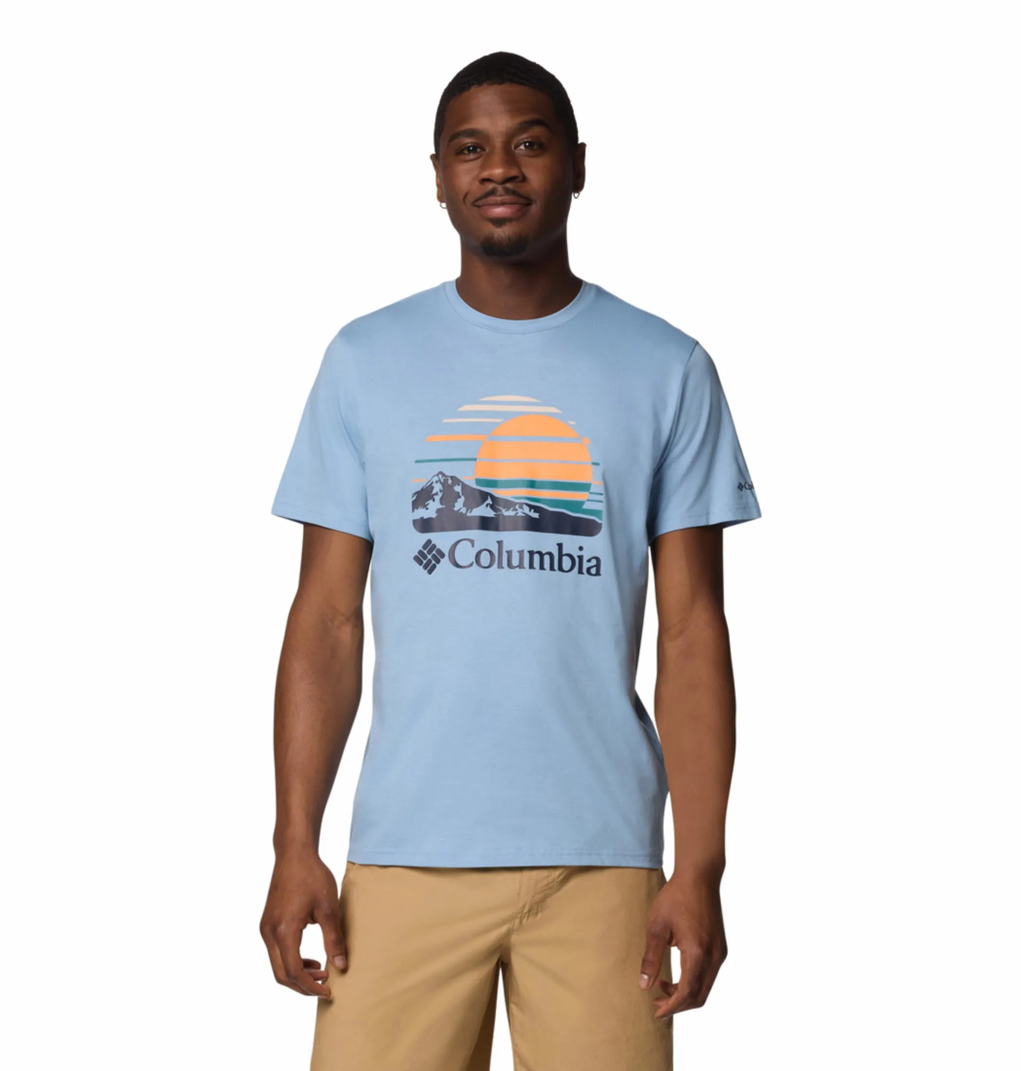 Columbia Men Blue Path Lake Graphic II Tshirt