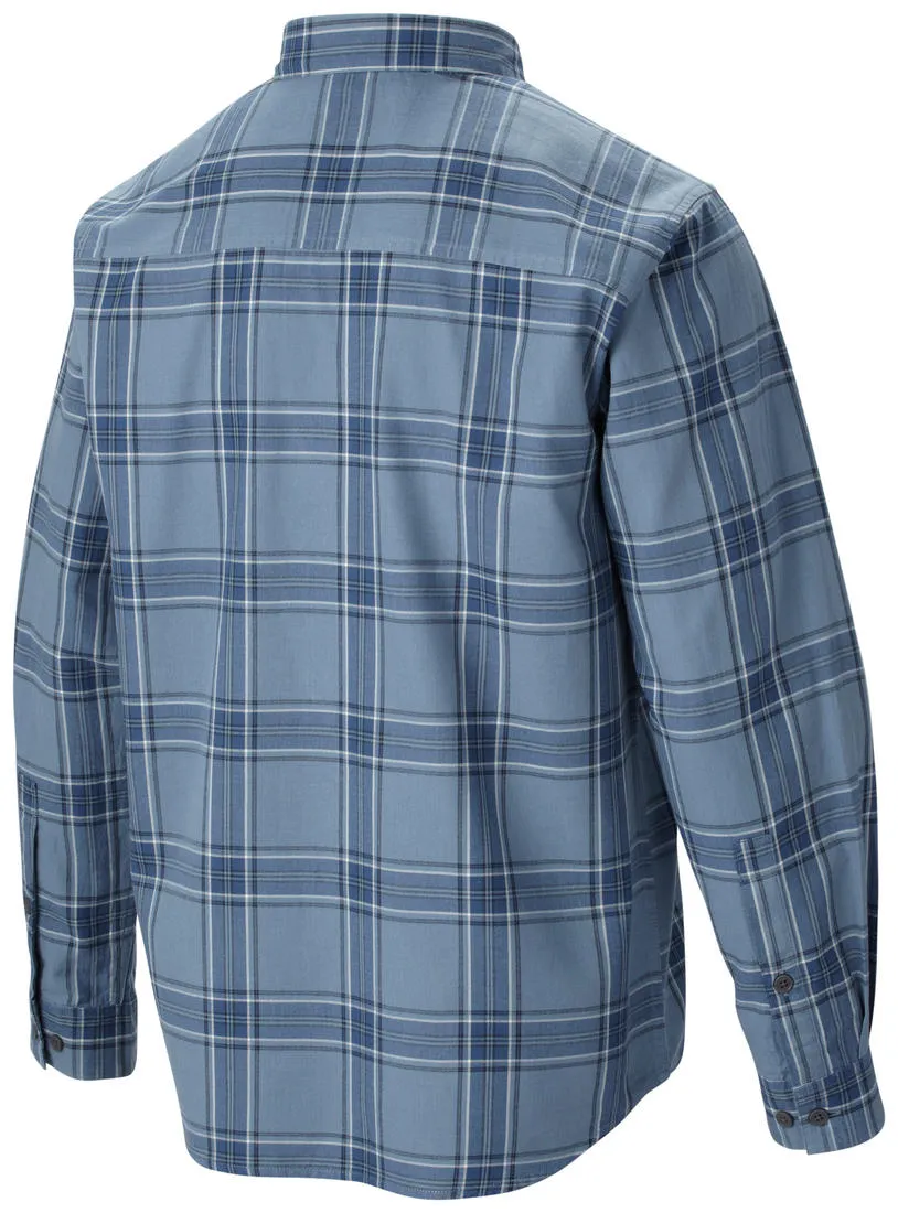 Columbia Men Blue Rapid Rivers II Long Sleeve Shirt