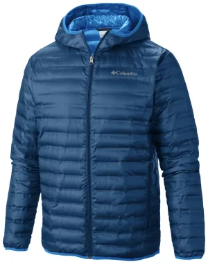 Columbia Men Blue RDS Certified Down Flash Forward Hooded Down Jacket