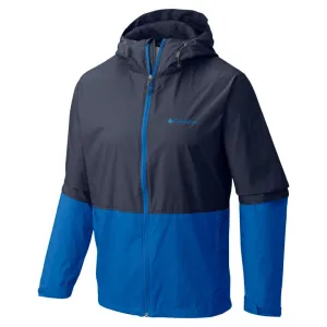 Columbia Men Blue Roan Mountain Waterproof Rain Jacket