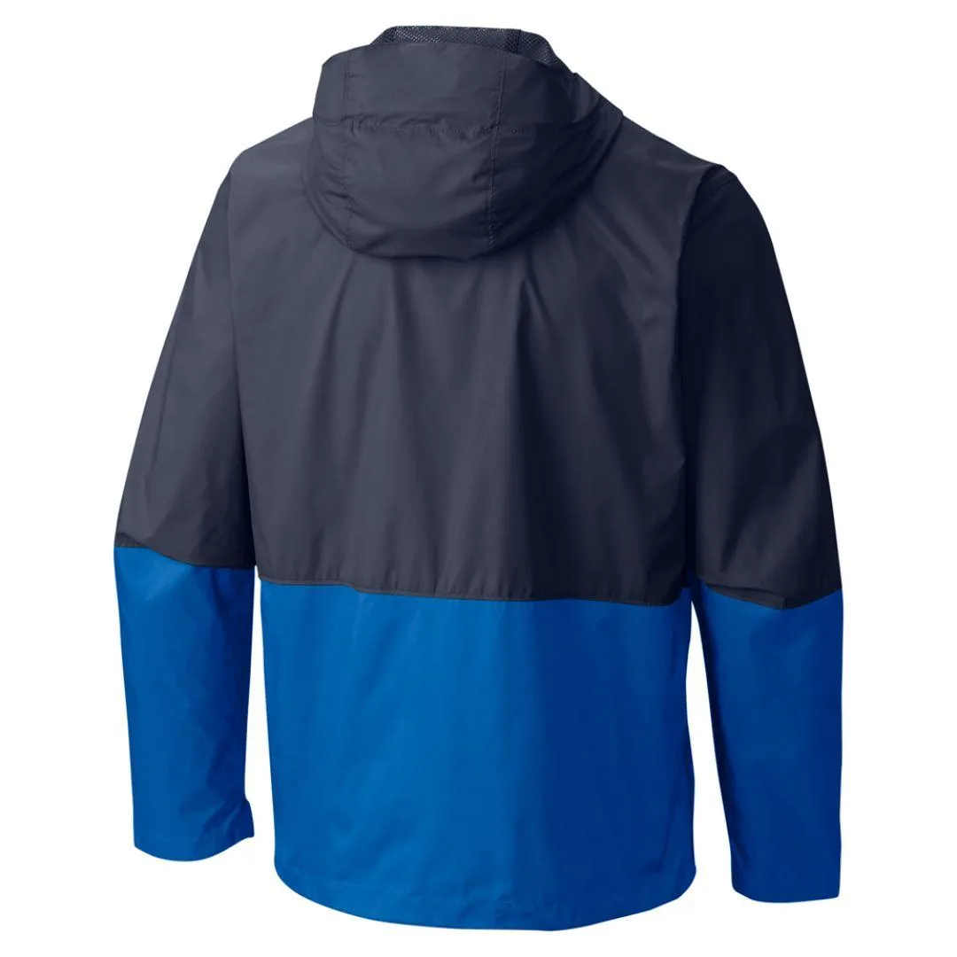 Columbia Men Blue Roan Mountain Waterproof Rain Jacket