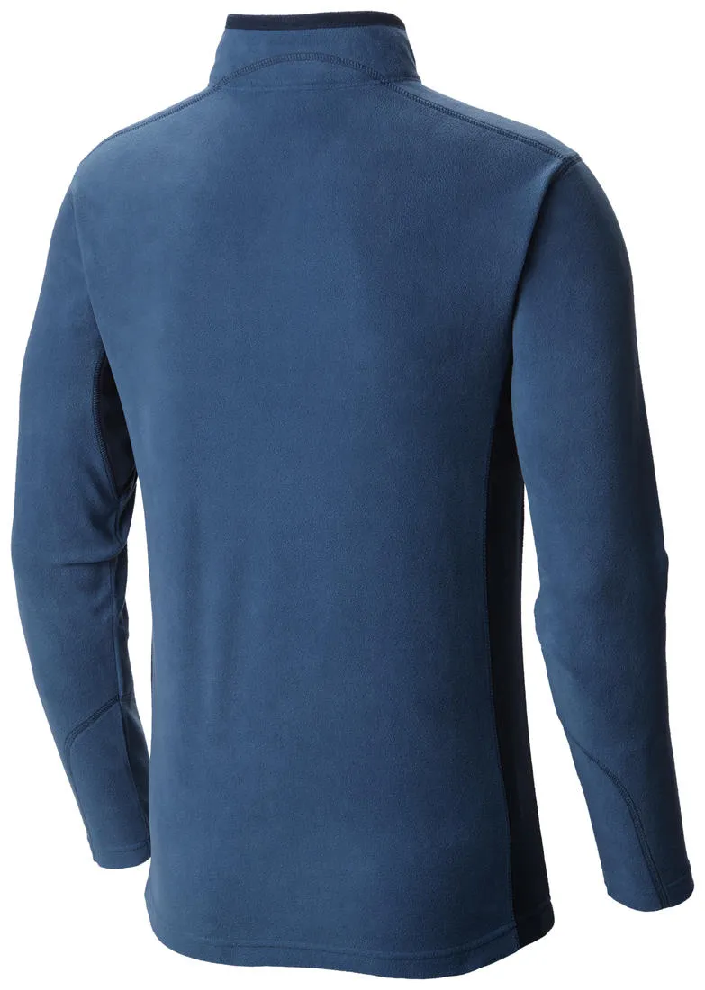 Columbia Men Blue Sun Protection Klamath Range II Half Zip Fleece